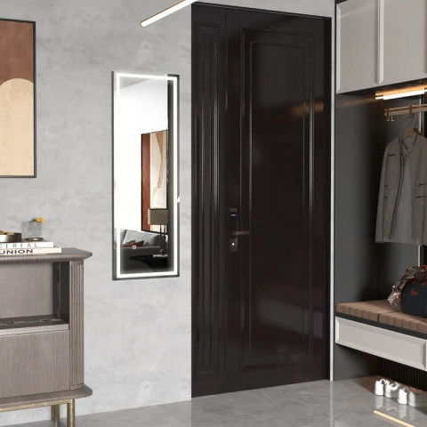 Nástěnné zrcadlo s LED osvětlením 120 x 40 cm | průhledné č.4