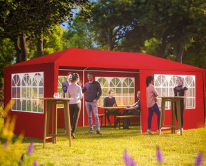 Party stan Rimini 3x6m | červený č.1