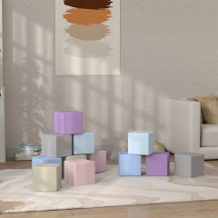 Sada 12 pěnových kostek | barevná č.2