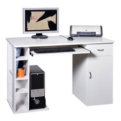 Kancelářský PC stůl 120 x 60 x 75 cm | bílý