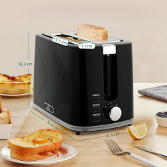 Snídaňový set s konvicí a topinkovačem | černý č.2