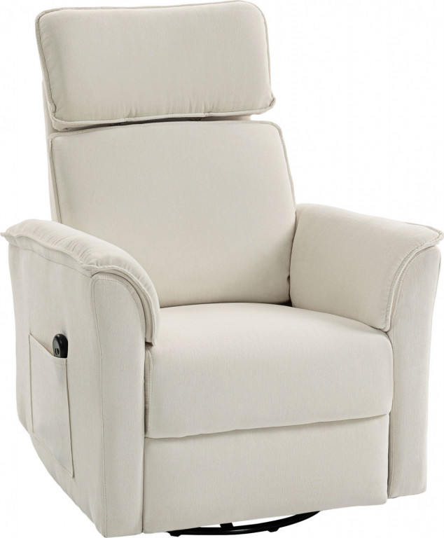 Elektrické polohovací křeslo | bílé