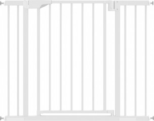 Bezpečnostní branka na schodiště 76-103 x 76 cm | bílá č.1
