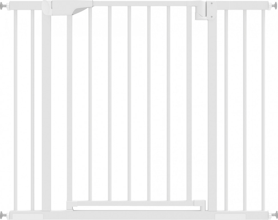 Bezpečnostní branka na schodiště 76-103 x 76 cm | bílá
