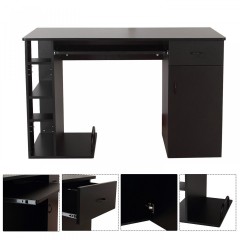 Kancelářský PC stůl 120 x 60 x 75 cm | černý č.2
