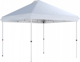 Voděodolný výškově nastavitelný skládací stan | bílý č.1