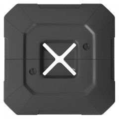 Vodotěsný stojan na slunečník | černý č.1