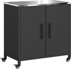 Zahradní stůl s podstavcem 80 x 50 x 90 cm | černý č.1