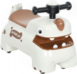 Klouzací auto ve tvaru dinosaura | bílé č.1