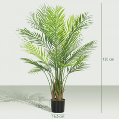 Umělá dekorativní palma 120cm | zelená č.3