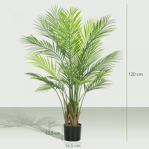 Umělá dekorativní palma 120cm | zelená č.3