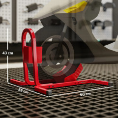 Montážní stojan na motorku | červený č.3