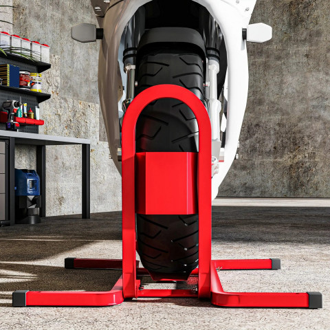 Montážní stojan na motorku | červený č.2