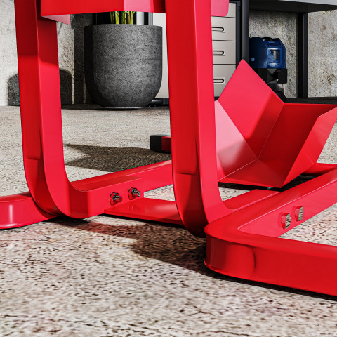 Montážní stojan na motorku | červený č.6