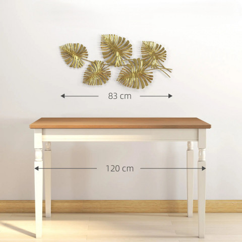 Nástěnný kovový obraz | zlatý č.4