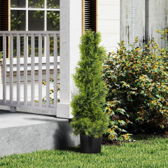 Dekorativní umělý cypřiš 90cm | zelený č.2