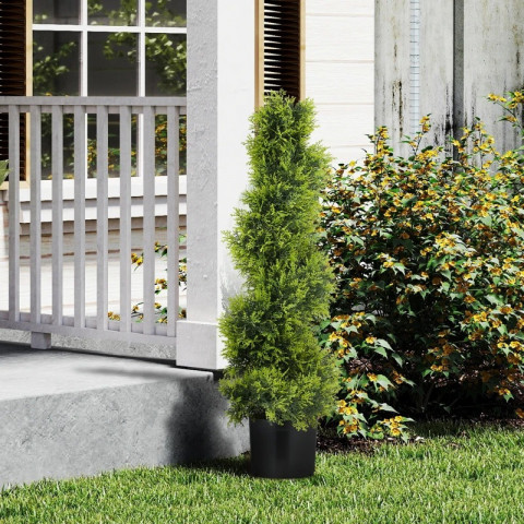 Dekorativní umělý cypřiš 90cm | zelený č.2