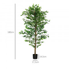 Umělá rostlina - fíkus 180 cm | zelená č.3