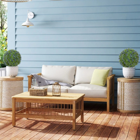 Sada 2 umělých rostlin levandule 60 cm | fialovo-zelená č.5