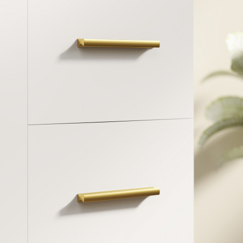 Toaletní skříňka se 3 zásuvkami 70 x 30 x 65 cm | bílá č.6