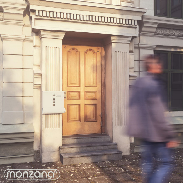 Poštovní schránka 30,5x10x33,5cm | bílá