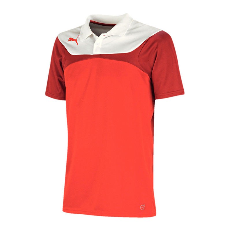 Puma Pánské tričko s límečkem Polo Puma Esito 3 | Červená | 653970 012 | velikost XL