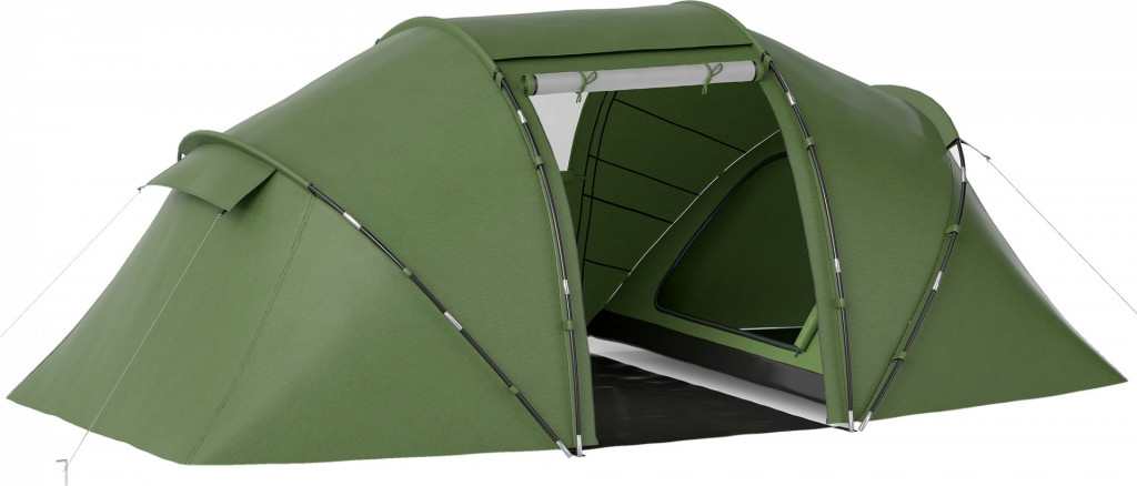 Tunelový stan pro 4-6 osob | zelený