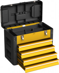 Prázdný box na nářadí 49,7 x 25,3 x 40,7 cm | žlutý č.1