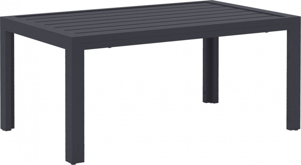 Zahradní odkládací stolek 101,5 x 61 x 46 cm | šedý