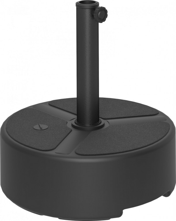 Stojan na slunečník z HDPE Ø38mm/48mm | černý