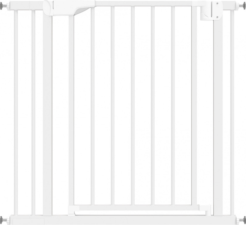 Bezpečnostní branka na schodiště 76-89 x 76 cm | bílá
