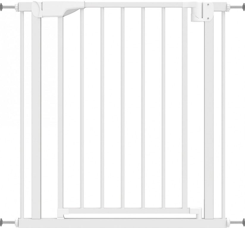 Bezpečnostní branka na schodiště 76-82 x 76 cm | bílá