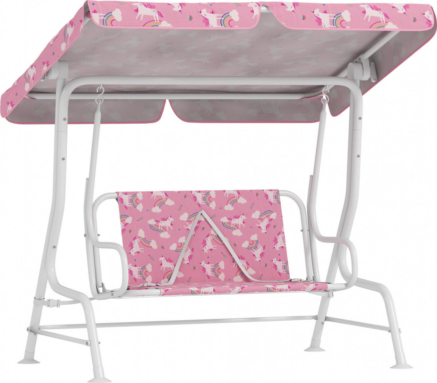 2místná dětská houpačka | růžová