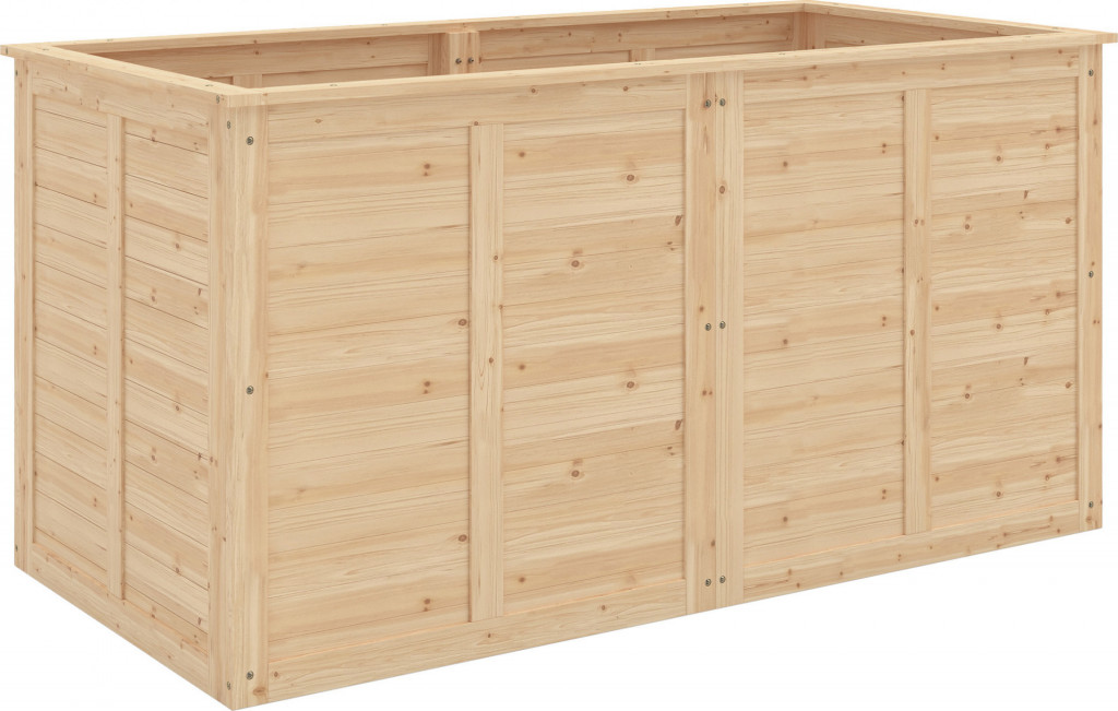 Vyvýšený záhon 152 x 77 x 77 cm | přírodní