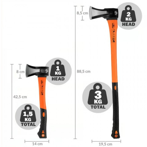 Sada 2 ks seker | Černá / Stříbrná / Oranžová č.2