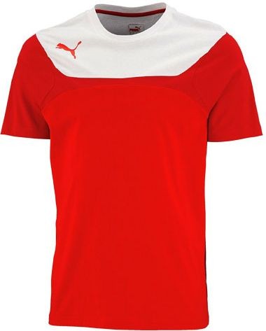 Puma Dětské tričko Puma ESITO 3 Leisure Tee JR | Červená | 653969 01 | velikost 152