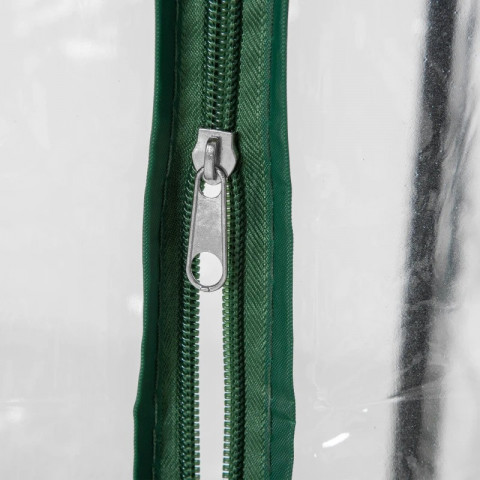 Skleník s rolovacími dveřmi 100x50x150 cm | transparentní č.5