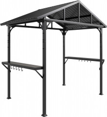 Zahradní párty stan se sedlovou střechou | černý č.1