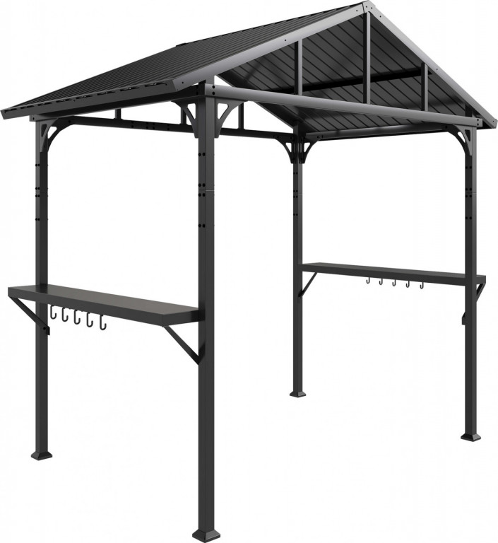 Zahradní párty stan se sedlovou střechou | černý