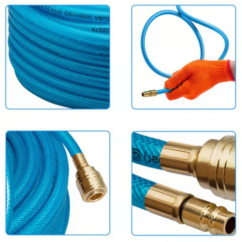 Hadice na stlačený vzduch | modrá č.3