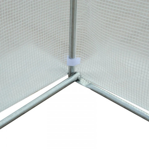 Fóliový skleník 3,5 x 3 x 2 m s UV ochranou | bílý č.8