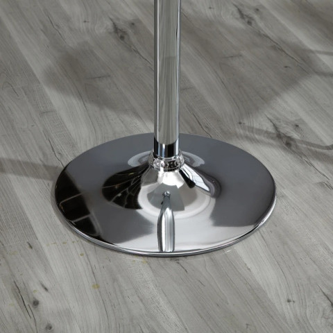 Barový stůl s otočnou deskou 60 x 60 x 82-103 cm | bílý č.5