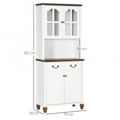 Kuchyňská skříňka, 76 x 38 x 182 cm | bílá č.2