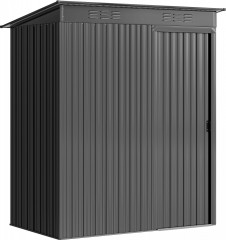 Kovová kůlna na nářadí 159 x 106 x 181 cm | tmavě šedá č.1