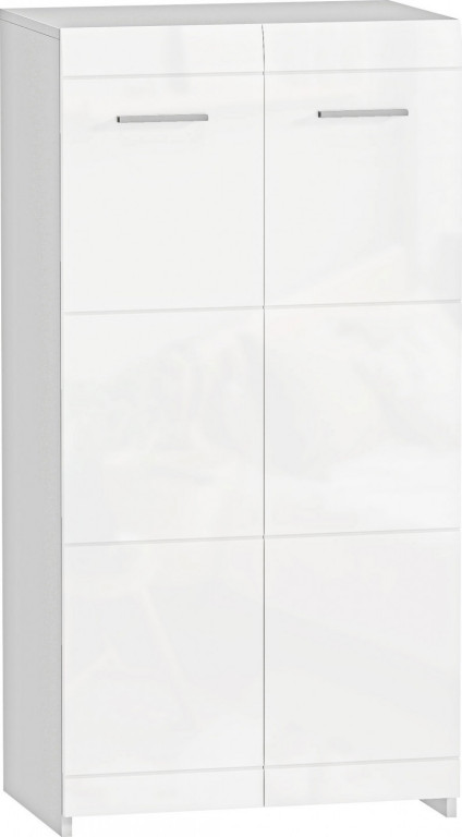 Botník 55 x 36 x 108cm | bílý