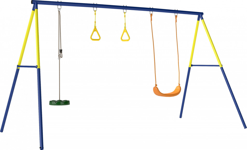 Dětská houpačka 3 v 1, 285 x 160 x 181 cm | vícebarevná
