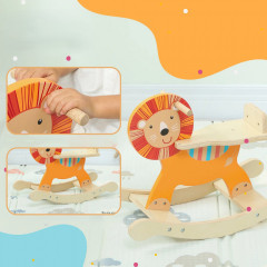 Houpací zvířátko ve tvaru lva | oranžové č.3