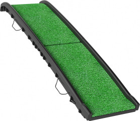 Rampa pro psy s umělou trávou, 155 cm | zelená č.1