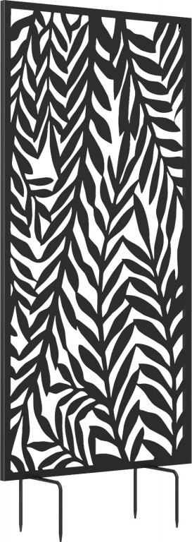 Rozdělovač místností 65 x 130 cm | černý