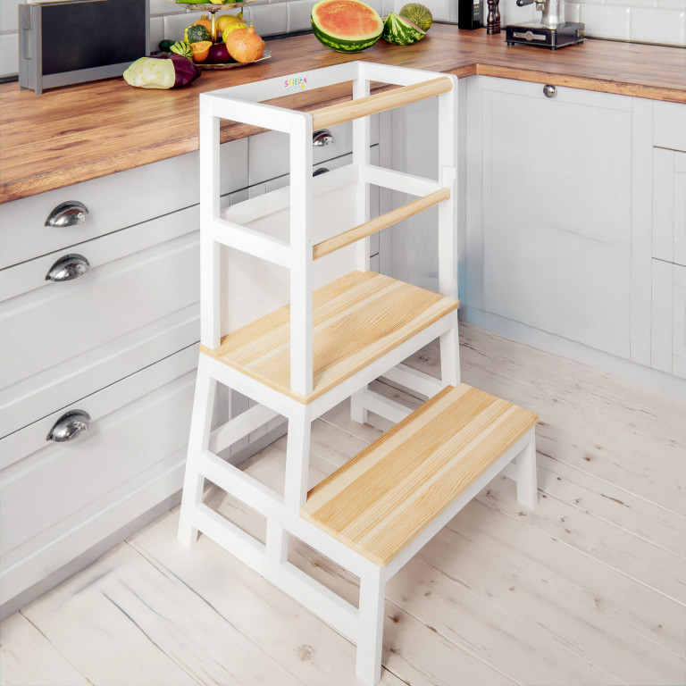 Dětská vzdělávací věž Barn 93x51x50cm